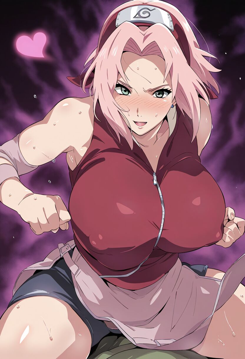 ai_generated big_breasts dogvahkiin naruto naruto_(series) sakura_haruno