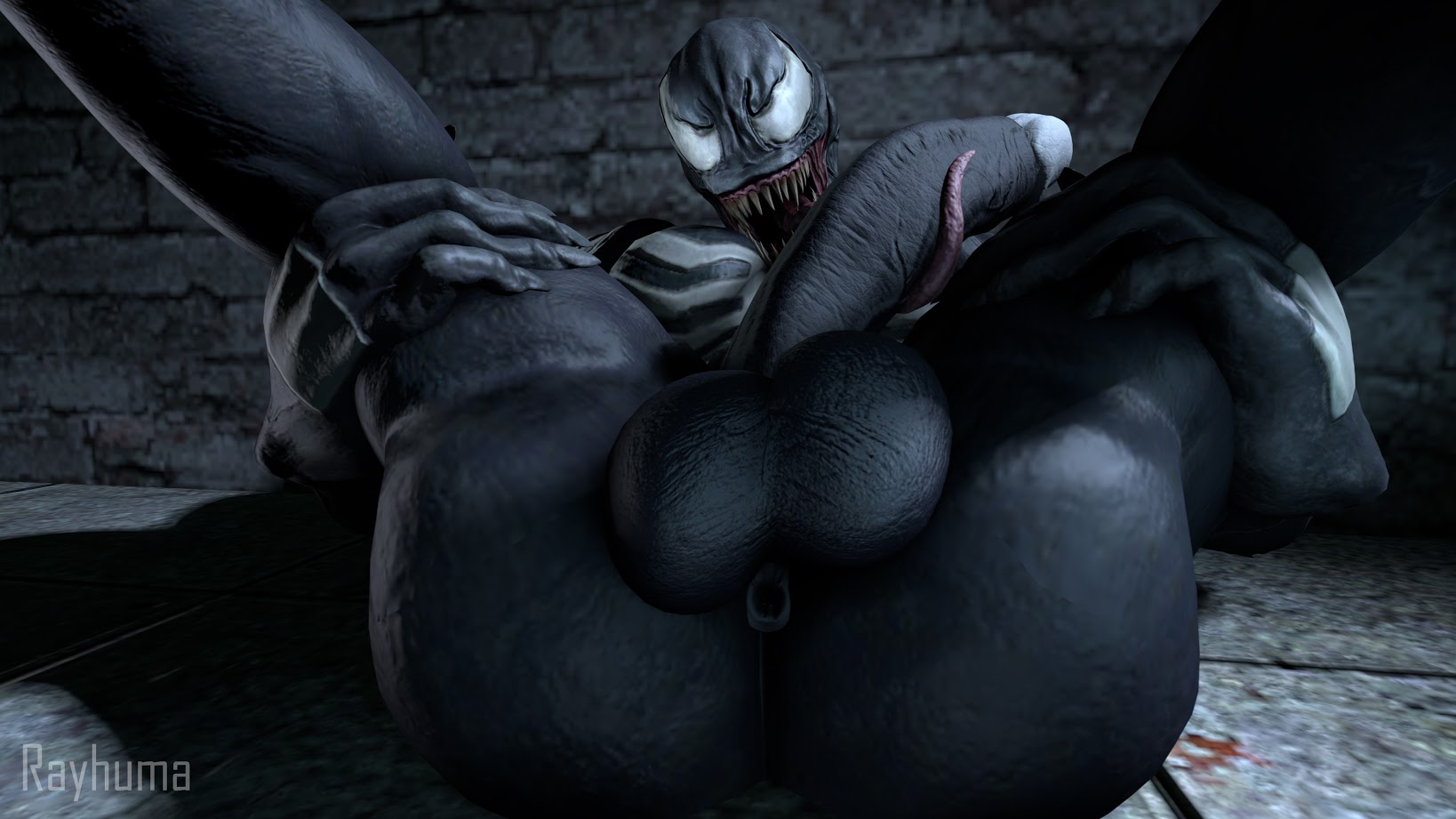 1futa, 3d, alien, anus, ass, balls, big ass, big balls, big breasts, big penis, breasts, futa only, futanari, huge cock, intersex, large ass, large breasts, large penis, legs, licking penis, long tongue, marvel, marvel comics, penis, prehensile tongue, presenting, presenting anus, rayhuma, sharp teeth, she-venom, solo, spider-man (series), symbiote, teeth, thick, thick thighs, thighs, tongue, tongue out, venom, venom (marvel)
