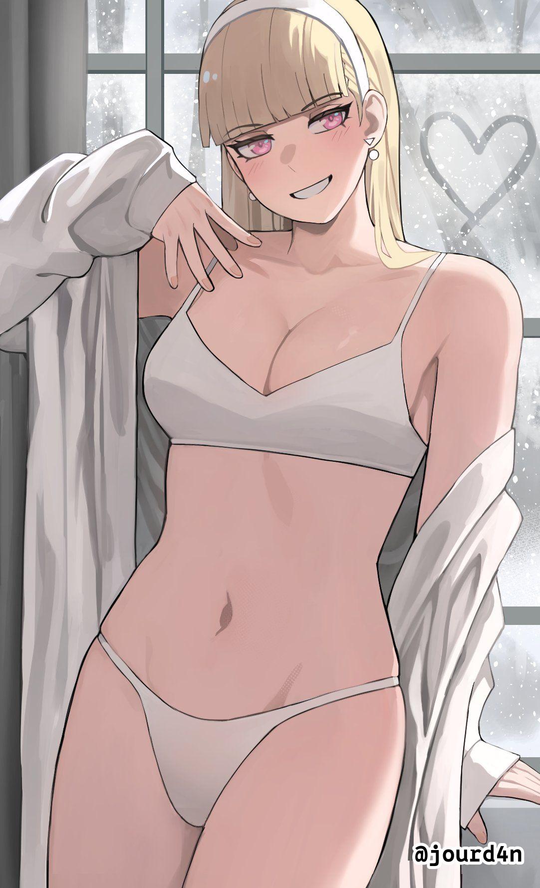 1girls, 2d, 2d (artwork), 2d artwork, arm support, bare belly, bare chest, bare hands, bare hips, bare legs, bare midriff, bare navel, bare shoulders, bare skin, bare thighs, belly, belly button, big boobs, big breasts, blonde, blonde female, blonde hair, blonde hair female, blonde-haired female, blunt bangs, blush face, blushing, blushing at viewer, blushing female, bra, breasts, busty, busty female, busty girl, claire (jourd4n), cleavage, collarbone, curvaceous, curvaceous body, curvaceous female, curvaceous figure, curvaceous hips, curvy, curvy body, curvy female, curvy figure, curvy hips, digital, digital art, digital drawing, digital drawing (artwork), digital media, digital media (artwork), drawing, ear piercing, ear piercings, earrings, exposed, exposed belly, exposed chest, exposed hips, exposed legs, exposed midriff, exposed navel, exposed shoulders, exposed skin, exposed thighs, eyebrows visible through hair, female, female focus, female only, fingernails, fingers, flushed, flushed face, groin, hairband, half naked, half nude, head tilt, high resolution, highres, hourglass figure, indoor, indoor nudity, indoors, inguinal crease, inguinal ligament, jourd4n, large boobs, large breasts, lean figure, legs closed, legs together, long hair, looking at viewer, midriff, nail polish, nails, naked, naked female, naked shirt, naked woman, narrow waist, navel, nude, nude female, nudity, oc, open clothes, open clothing, open shirt, open topwear, original, original art, original artwork, original character, panties, parted lips, partially undressed, pierced ear, pierced ears, pink eyes, pink fingernails, pink nail polish, pink nails, pink-eyed female, posing, posing for the viewer, posing naked, posing nude, semi nude, shirt, shoulders, skindentation, slender body, slender waist, slim female, slim waist, smile, smiley face, smiling, smiling at viewer, snow, snowing, solo, standing, thighs, thighs together, tilted head, unbuttoned, unbuttoned shirt, underwear, upper body, voluptuous, voluptuous body, voluptuous female, voluptuous figure, voluptuous woman, white bra, white hairband, white panties, white shirt, white topwear, white underwear, wide hips, window