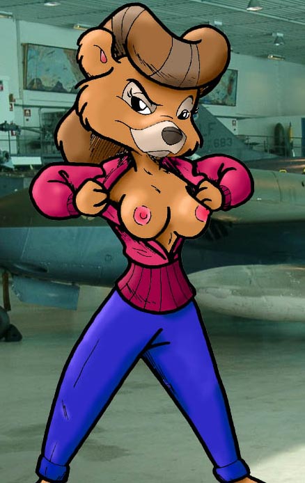 anthro bear disney fatalis female female_only fur furry mammal nipples rebecca_cunningham solo tagme talespin