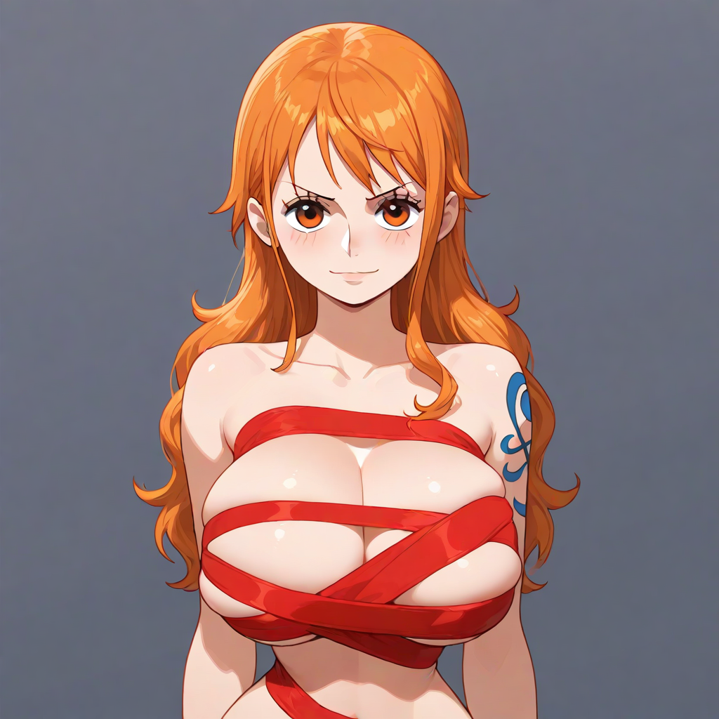 ai_generated christmas_outfit female female_only nami_(one_piece) one_piece radiant659