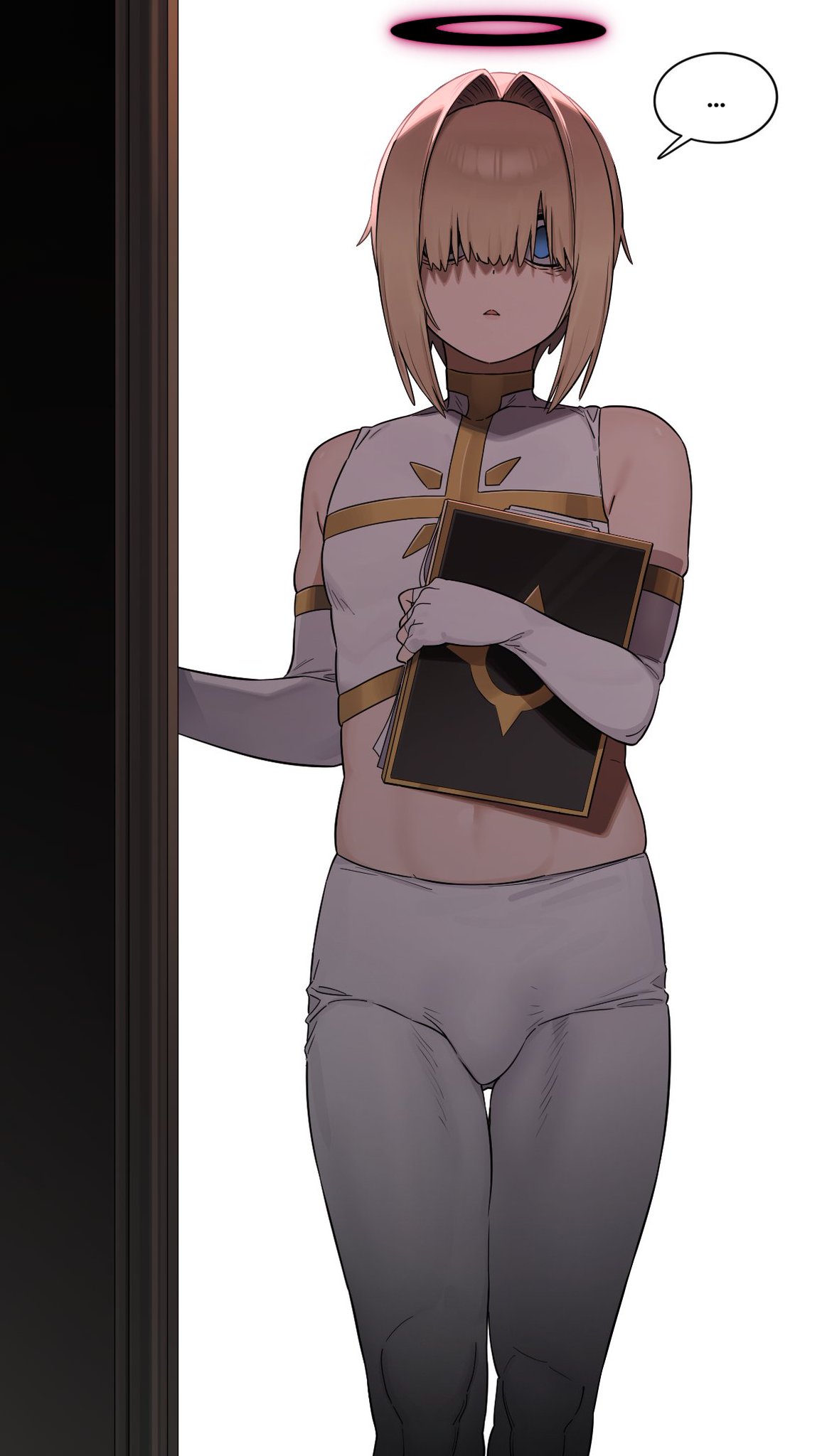 2025, 3boys, ain (in), anal, anal sex, angel, angel (in), blonde hair, blonde-haired male, blue eyes, blush, blush lines, blushing male, brown hair, bulge, bulge through clothing, caught, caught in the act, cock, color, colored, continuation, dark halo, dead eyes, demon horns, demon king (in), dick, embarrassed, femboy, femboy focus, femboy on femboy, femboy only, femboy penetrated, femboydom, femboysub, gay, gay anal, gay sex, halo, heavy breathing, horny, horny male, huge cock, hung trap, in (ain), josou seme, korean text, large penis, light skin, light-skinned male, long hair, looking at another, male, male only, midriff, oc, original, original character, otoko no ko, otokonoko, part 2, penetration, penile, penile penetration, penis, precum, robe, sex, sex from behind, speech bubble, standing, stomach, stomach bulge, stomach deformation, text, thigh highs, thighhighs, thighs, throbbing penis, yaoi