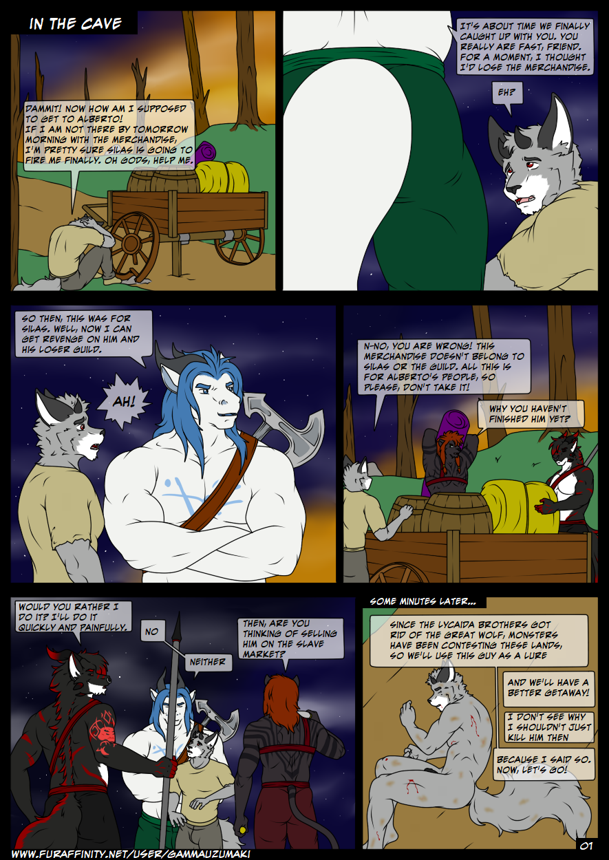 anthro comic dragon gammauzumaki hi_res male male_only wikf