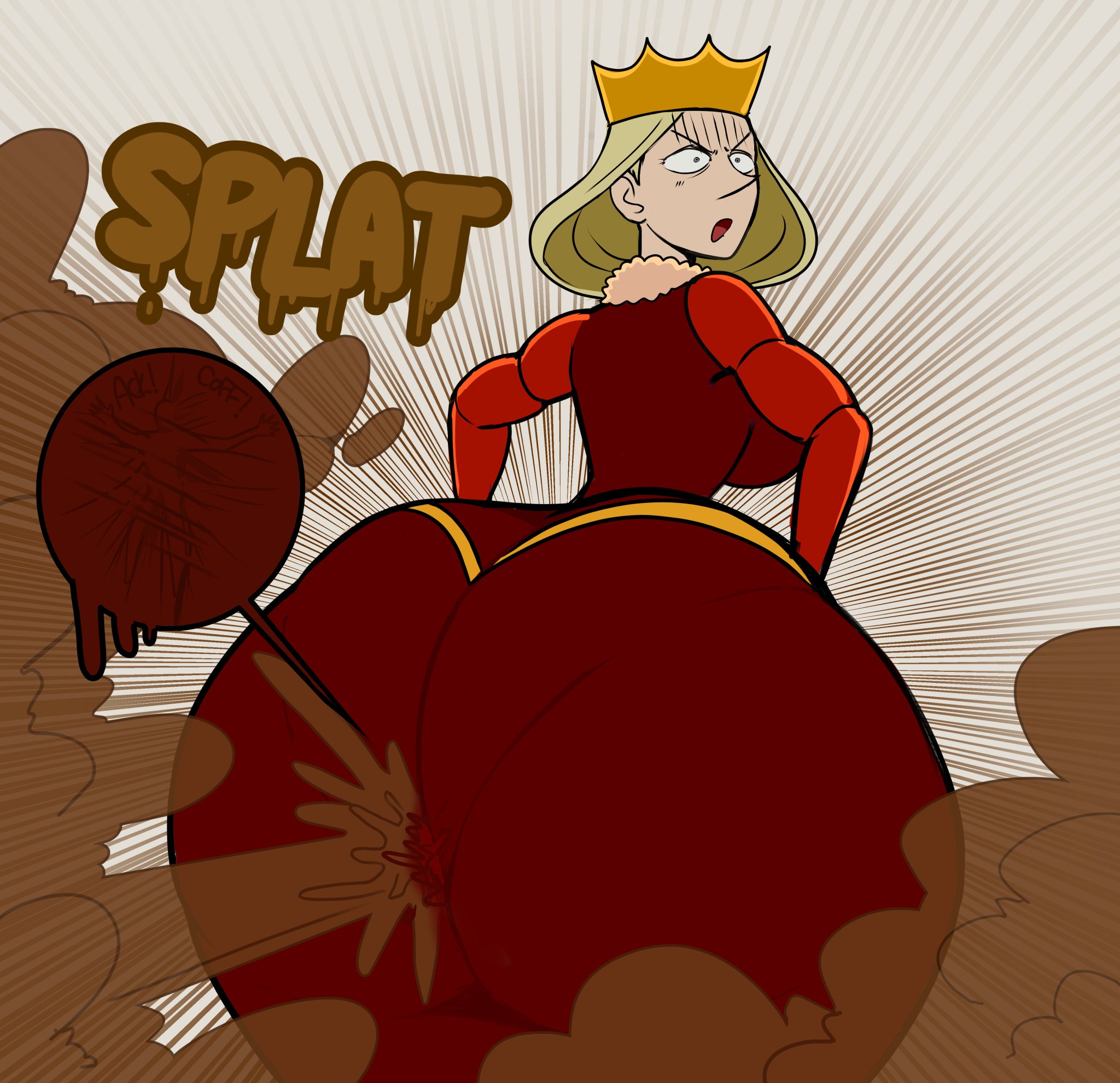 alternate version available, big ass, fart, fart cloud, fart fetish, fart torture, farting, farting on another, gigantic ass, huge ass, in panties, lolotron, looking back, male, micro, micro male, ousama ranking, pantylines, queen hilling, scat, shart, sharted, sharting, size difference, stained clothes, stained clothing, stuck in ass, tiny male, trapped in clothing, under clothes