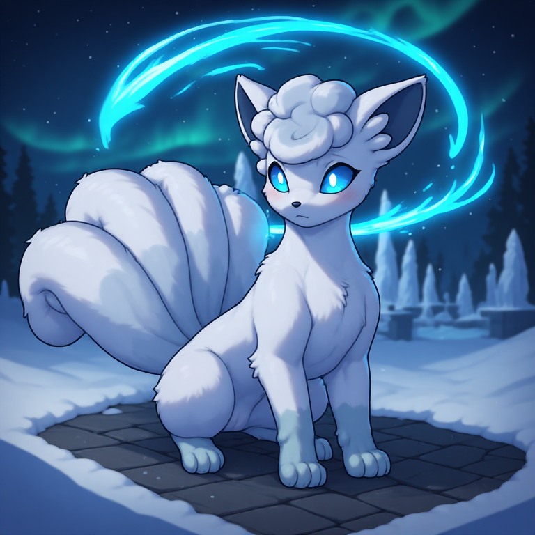 Alolan Vulpix (Pokemon) Rule 34 Image