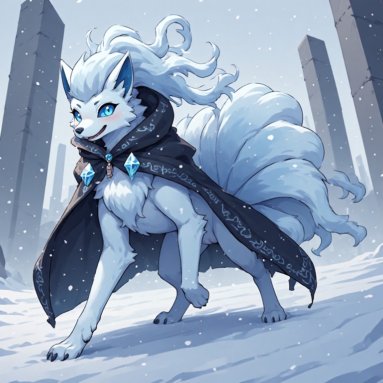 Alolan Ninetales (Pokemon) Rule 34 Image