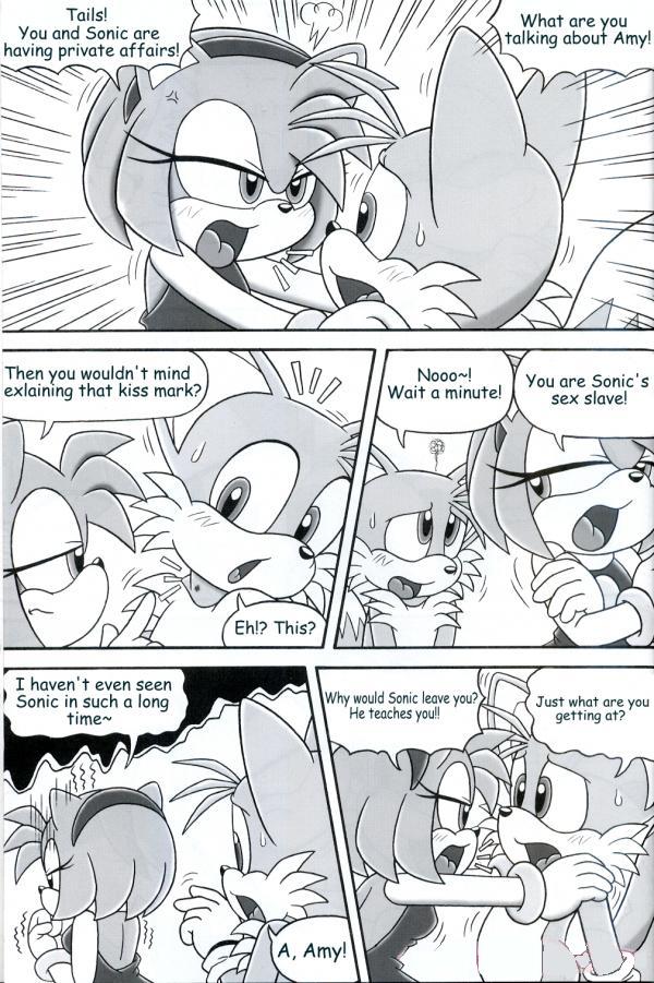 amy_rose comic furry furry_bomb hedgehog mammal mitsuharu_takura sonic_(series) tails