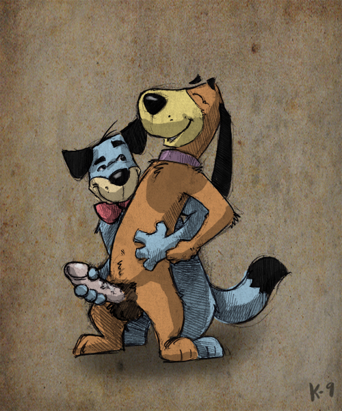 2boys anthro_on_anthro black_ears black_nose blue_fur bowtie brown_background brown_fur canine closed_eyes collar dipstick_tail dog_collar doggie_daddy erection gay hairy_balls handjob hanna-barbera holding_penis huckleberry_hound humanoid_penis imminent_orgasm implied_anal k-9 long_ears looking_at_partner male_only masturbating_other penis pleasure_face reach_around stroking_cock tagme the_huckleberry_hound_show yaoi