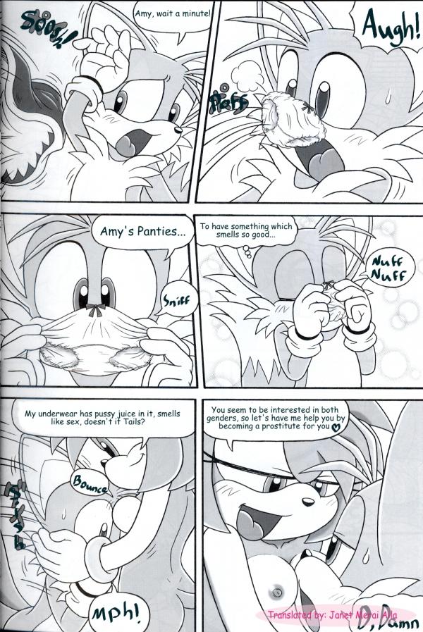 amy_rose anthro comic female fur furry_bomb hedgehog male mitsuharu_takura sniffing_panties sonic_(series) sonic_the_hedgehog straight tails