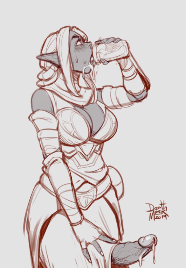 1futa, big breasts, big penis, breasts, cleavage, clothed, cum, cum in container, cum on face, dark elf, deathmask, drinking cum, elf, ember (fortnite), fortnite, futa only, futanari, gokkun, intersex, intersex only, large breasts, penis, pointy ears, potion, solo, tagme