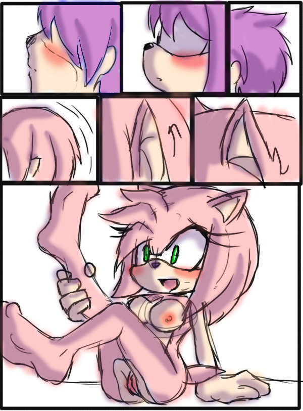 1girls 2017 amy_rose angelofhapiness breasts comic eulipotyphlan female female_only gender_transformation hedgehog human_to_anthro looking_pleasured mammal mtf_transformation nude pussy solo sonic_(series) sonic_the_hedgehog_(series) species_transformation transformation