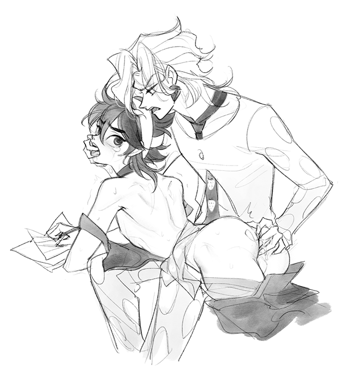 gay, jojo's bizarre adventure, male, narancia ghirga, pannacotta fugo, vento aureo, yoshi mumu