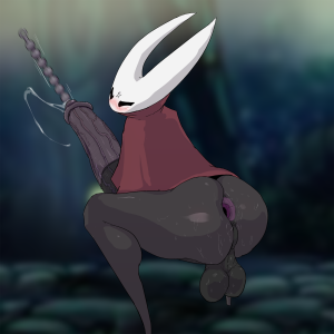 1futa animal_penis anus ass back_view balls big_ass big_balls big_butt bottomless cape cloak clothed clothing cumdrip dickgirl futa_only futa_sans_pussy futa_urethral_insertion futanari gaping_anus hollow_knight hornet_(hollow_knight) horsecock huge_cock humanoid imminent_orgasm lowres penis plasma-demo precum red_cape rule_63 solo squatting straining sweat sweatdrop tagme urethral_beads urethral_insertion urethral_penetration