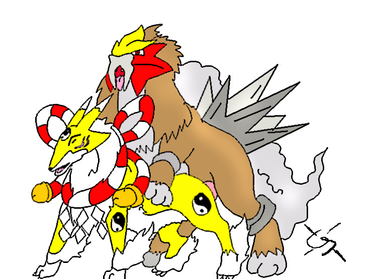 crossover digimon entei kyubimon pokemon tagme