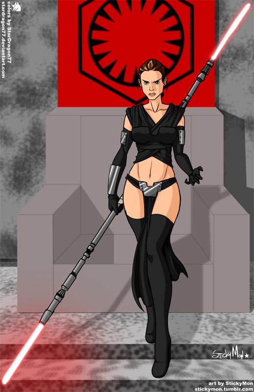 9angry arm_sleeves athletic bare_midriff bare_shoulders bare_thighs black_boots boots brainwashing brown_eyes brown_hair busty clothed collarbone corruption daisy_ridley double_bladed_lightsaber elbow_gloves female female_focus female_only gloves hourglass_figure hypnosis lightsaber loincloth long_hair mind_control pinup pose posing red_lightsaber rey sith sith_empress sith_rey solo standing star_wars stardragon77 stickymon tagme the_rise_of_skywalker thigh_boots wide_hips