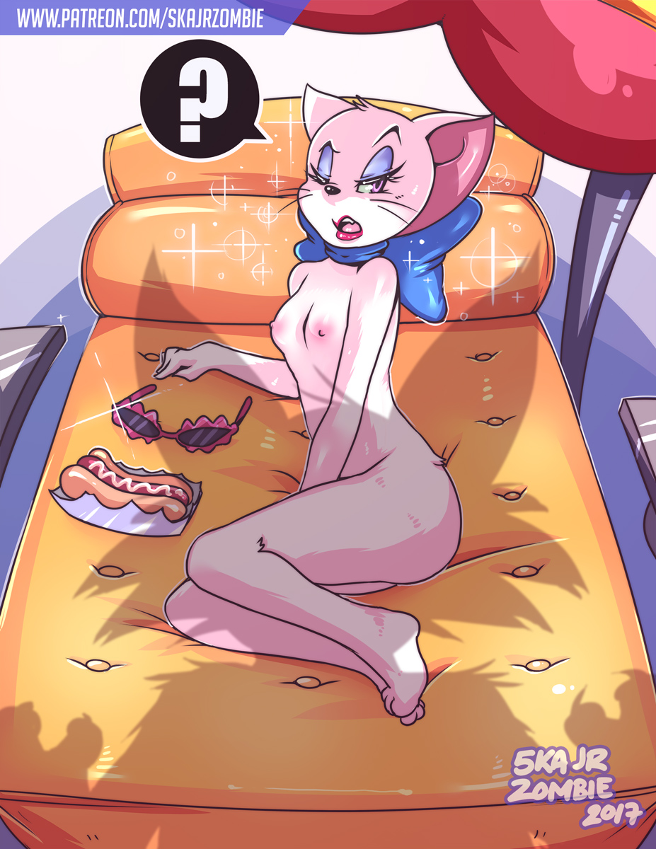1girls, anthro, breasts, female, female only, nipples, nude, skajrzombie, solo, toodles galore