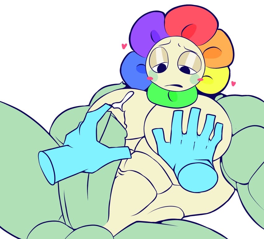 bad edit, big balls, cum, dandy (dandy's world), dandy's world, edit, edited, grabbing pecs, grabbing penis, huge cock, lanopoli