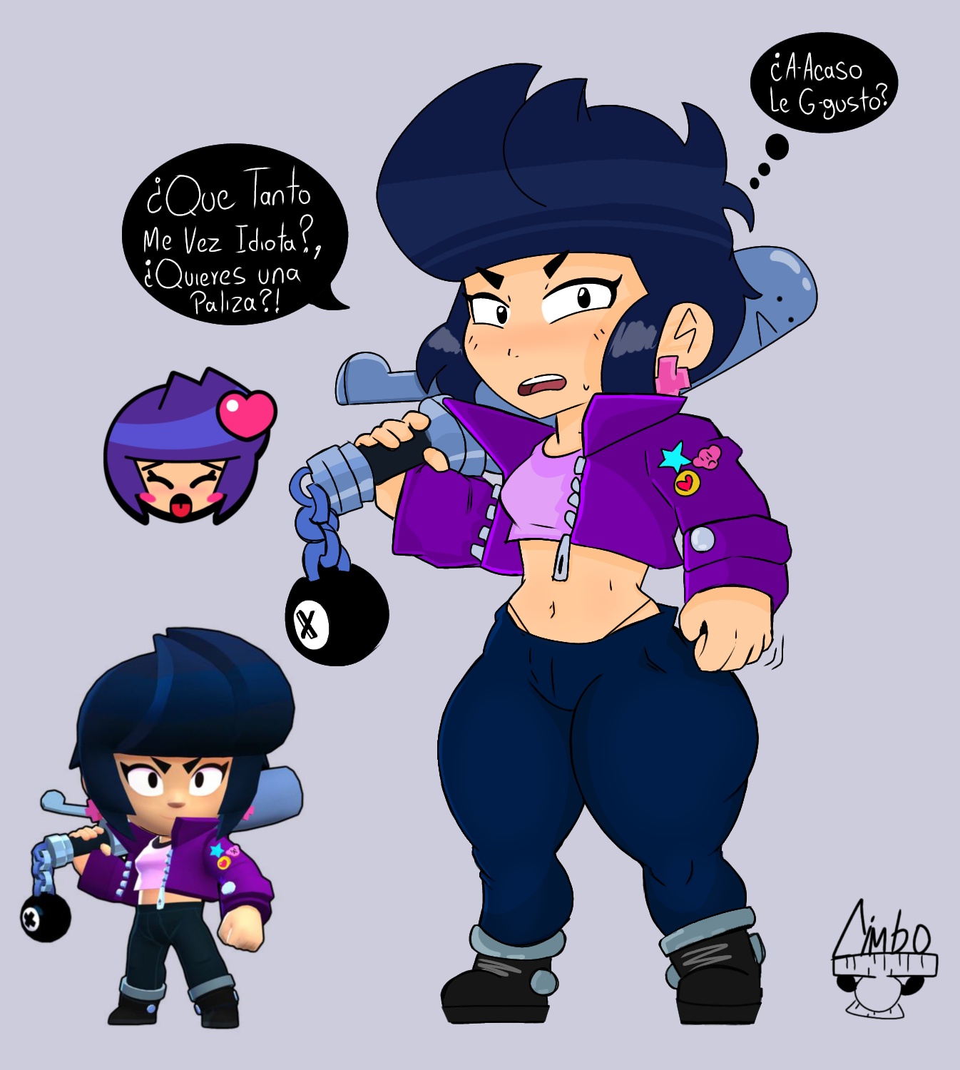 ass, bibi (brawl stars), big ass, big thighs, brawl stars, chimbo tieso, curipapus genericos, jeans, thighs