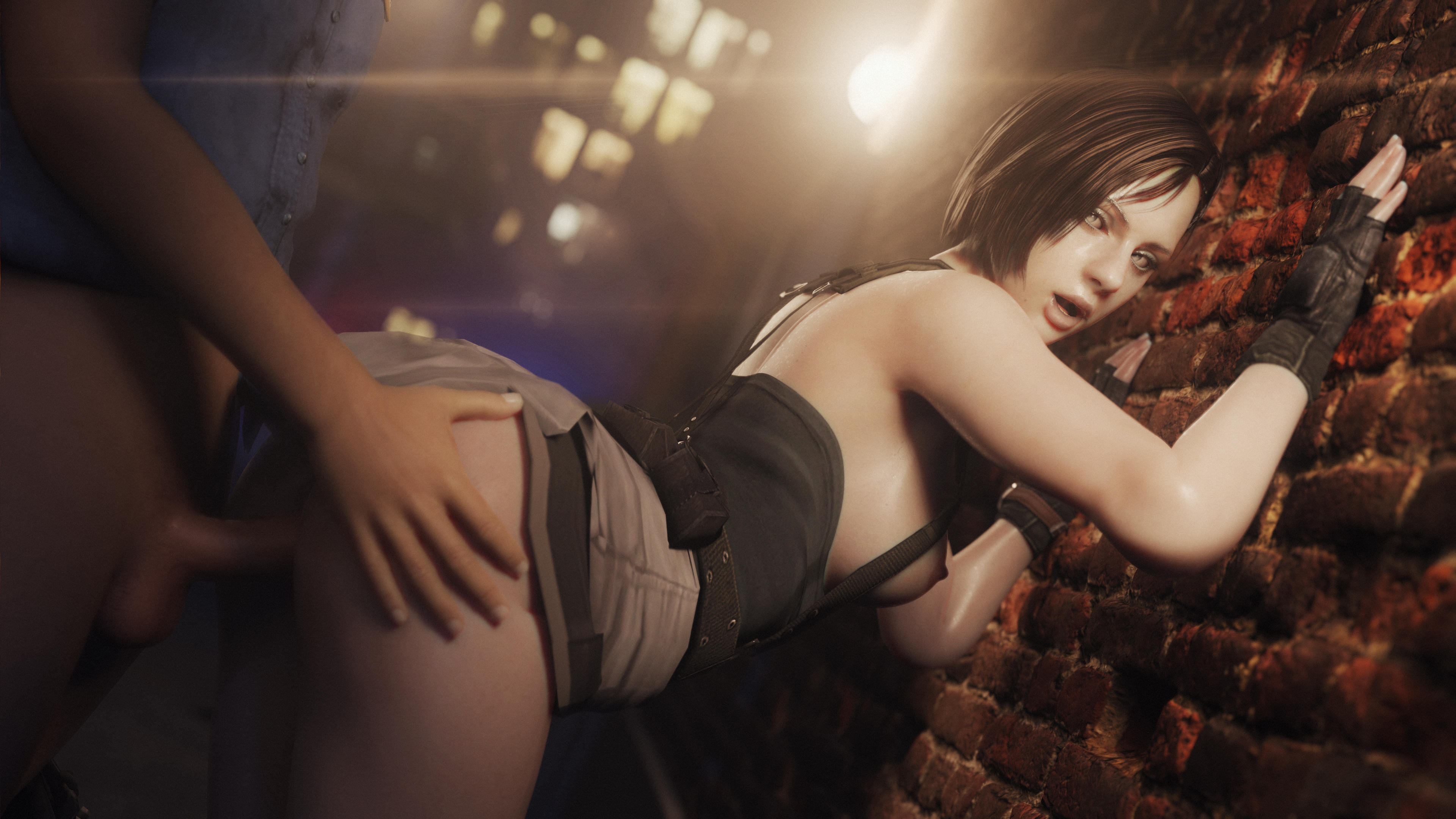 1boy, 1girls, 3d, ass, biohazard, blue eyes, breasts, capcom, cleavage, curvy, dasupanoob, erect nipples, female, huge areolae, huge ass, huge breasts, jill valentine, jill valentine (julia voth), light skin, light-skinned female, light-skinned male, male, nipples, puffy nipples, pussy, resident evil, resident evil remake, short hair, thick lips, umbrella rpd, vaginal penetration, vaginal sex, voluptuous, wide hips