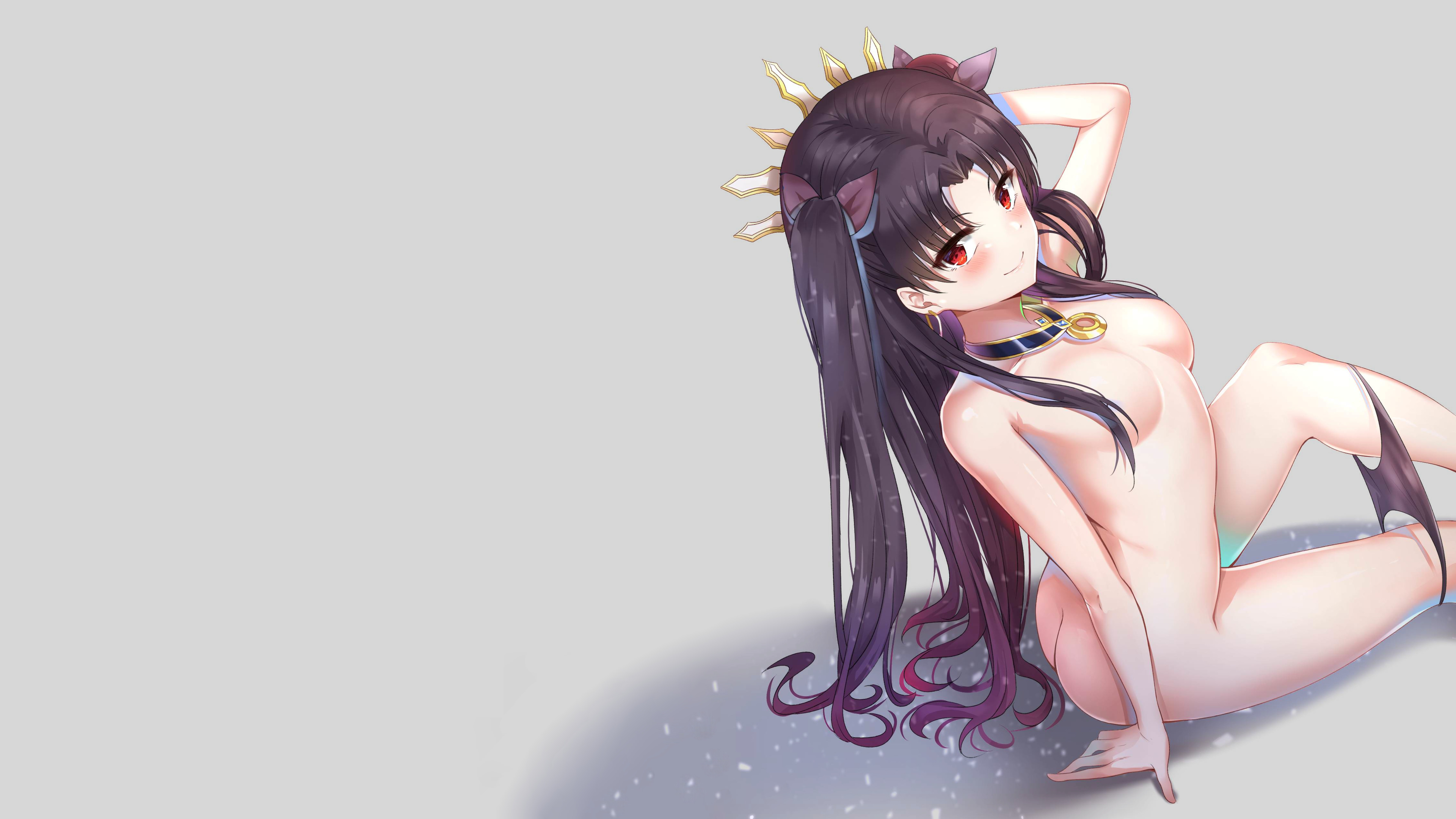 fate (series), fate/grand order, female, ishtar (fate), nude, wallpaper
