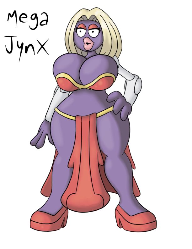 1girls alternate_breast_size anthro anthrofied big_breasts big_lips bimbo blonde_hair breasts deviantart eye_contact game_freak half-closed_eyes high_heels hyperflannel jynx looking_at_viewer mega_evolution nintendo original_character pokemon pokemon_(species) pokemon_rgby purple_skin text thick_lips thick_thighs thigh_gap wide_hips