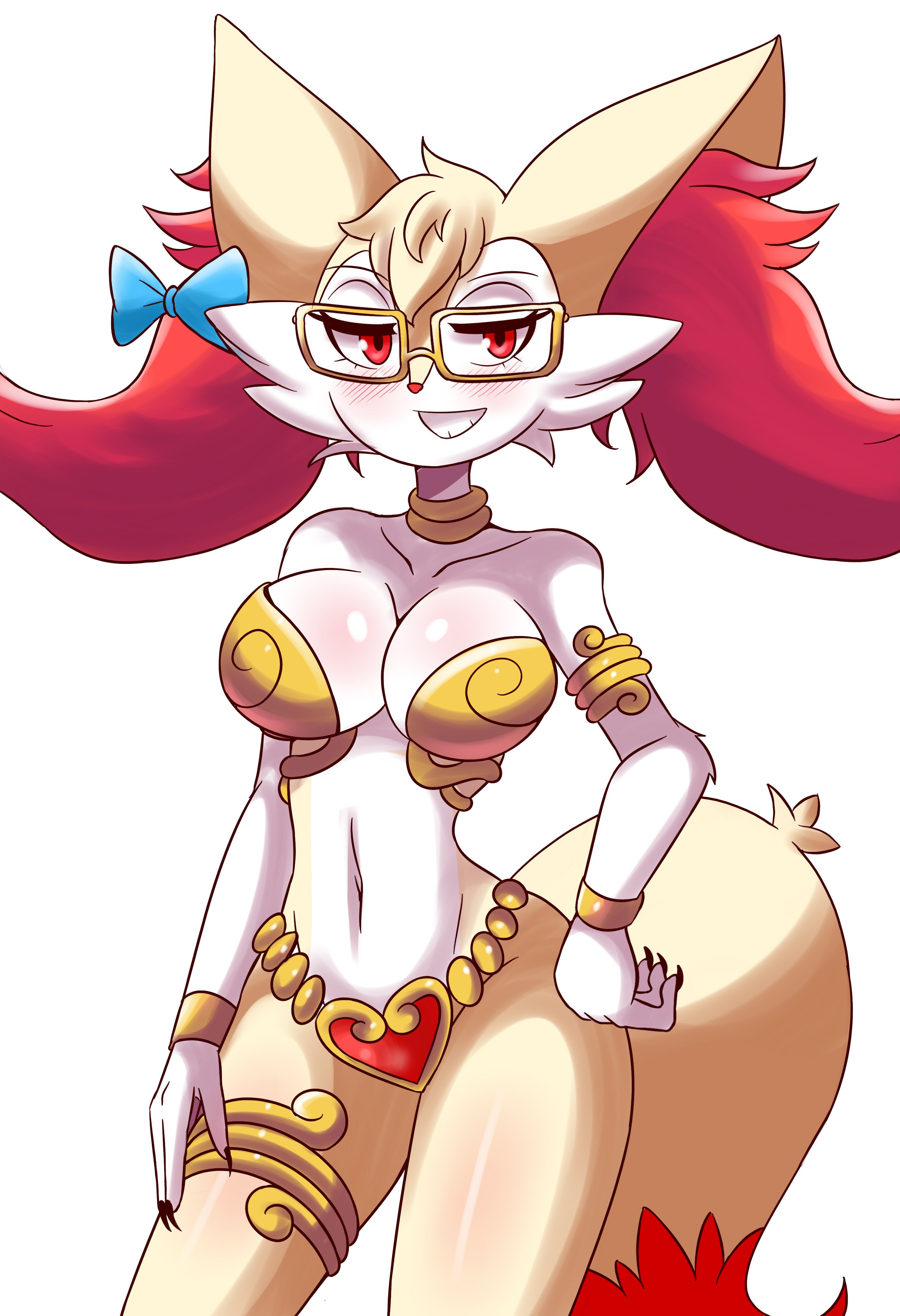 1girls, abs, anthro, braixen, dancer, dancer class, dancer girl, dancer outfit, female, furry, lucyfercomic, nintendo, original character, pokémon (species), pokemon, pokemon (species), pokemon xy, shantae, shantae and the pirate's curse