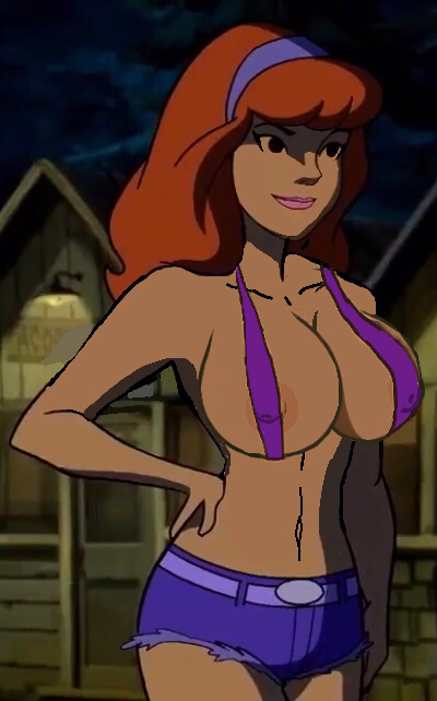 bikini breasts camp_scare daphne_blake edit hanna-barbera jean_shorts nipple_bulge pokies scooby-doo scooby-doo!_camp_scare screenshot screenshot_edit