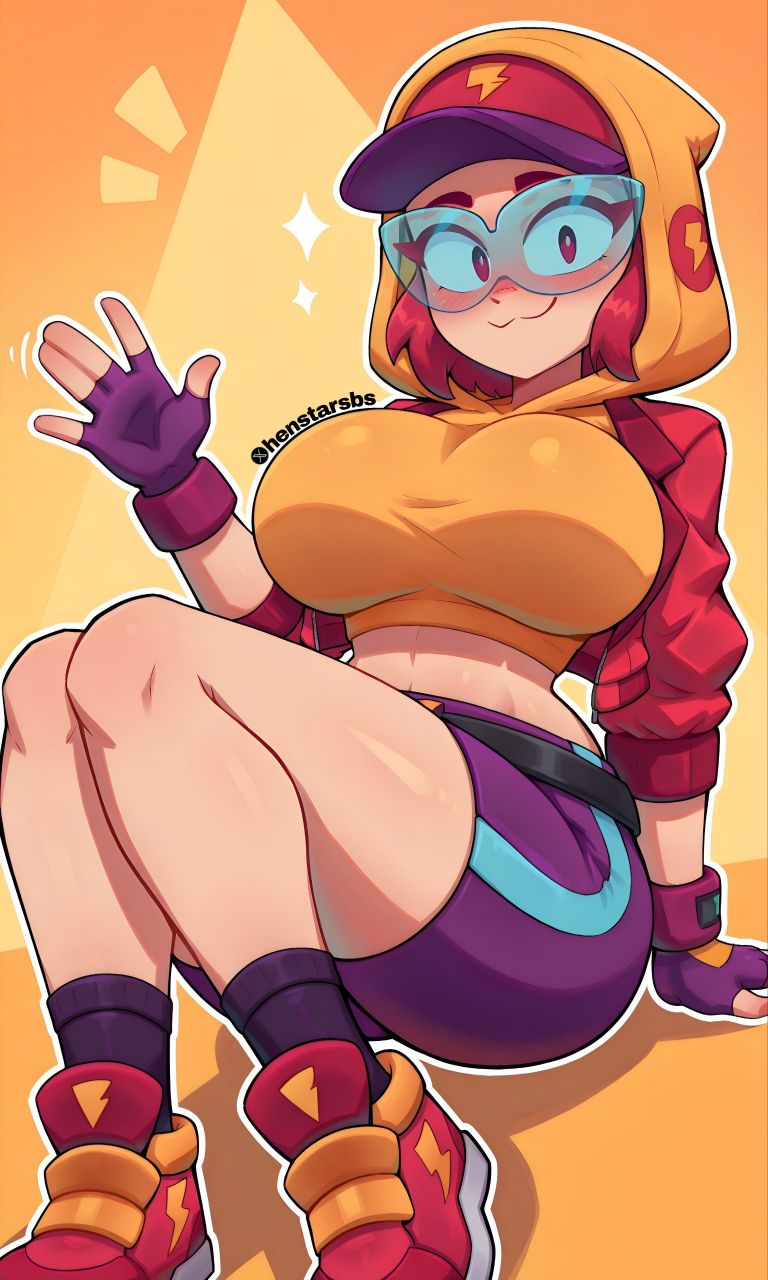 ai generated, brawl stars, max (brawl stars), streetwear max, tagme