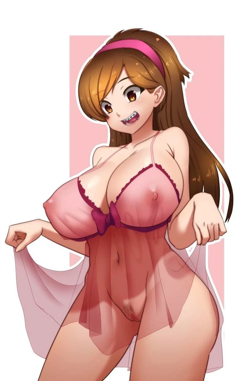 1girls, breasts visible through clothing, clothed, gravity falls, huge breasts, lingerie, mabel pines, pussy visible through clothes, tagme, tagme (artist), teddy (clothing)