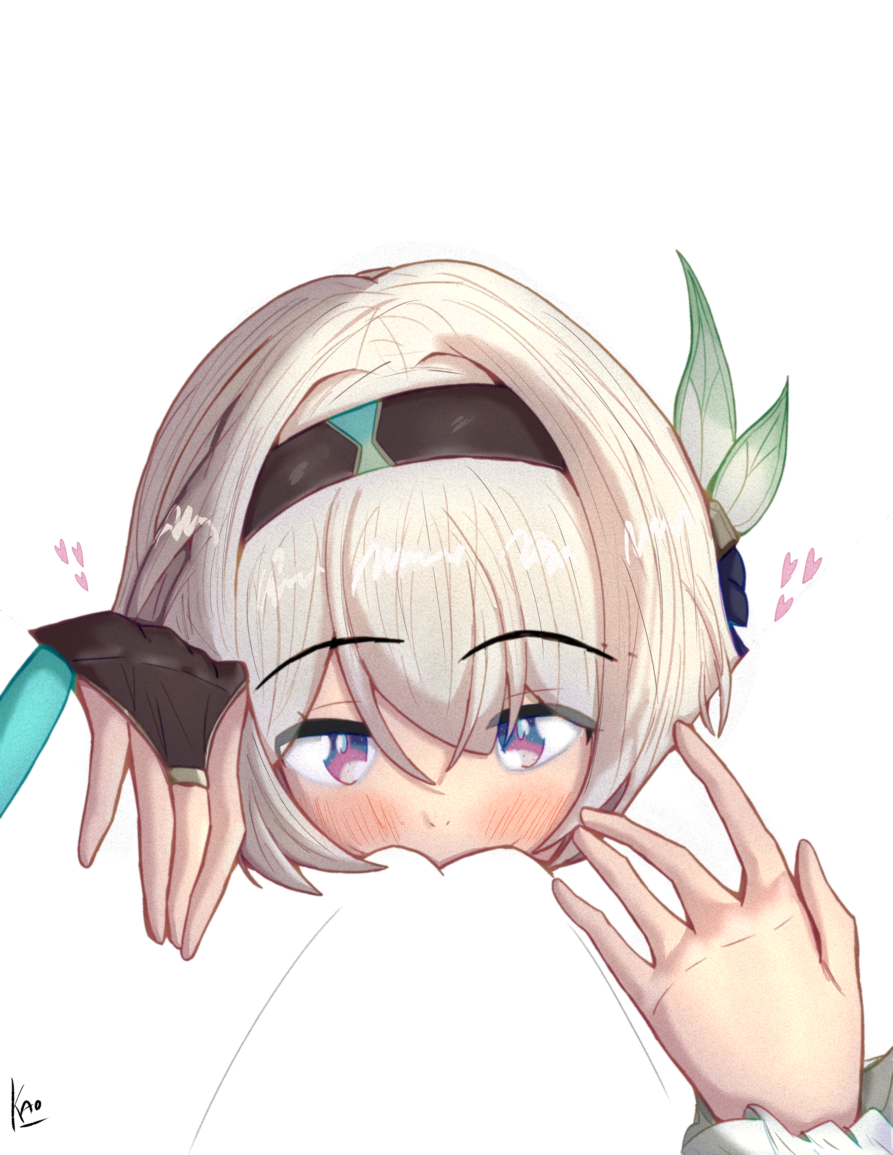 2girls, cunnilingus, firefly (honkai: star rail), flushed face, grey hair, honkai (series), honkai: star rail, hoyoverse, kaosi1, lesbian sex, looking at viewer, negative space, negative space cunnilingus (meme), oral, oral sex, stelle (honkai: star rail), transparent body, yuri