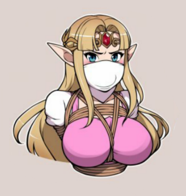 1girls a_link_to_the_past blush bondage breast breasts female femsub gag gagged jam-orbital princess_zelda rope solo tagme the_legend_of_zelda zelda_(a_link_between_worlds) zelda_(a_link_to_the_past)