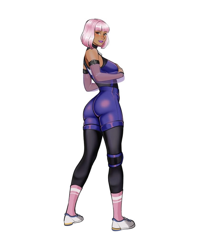 ass, ayla winn (fortnite), booty shorts, fortnite, gigis lab, tagme, tight pants