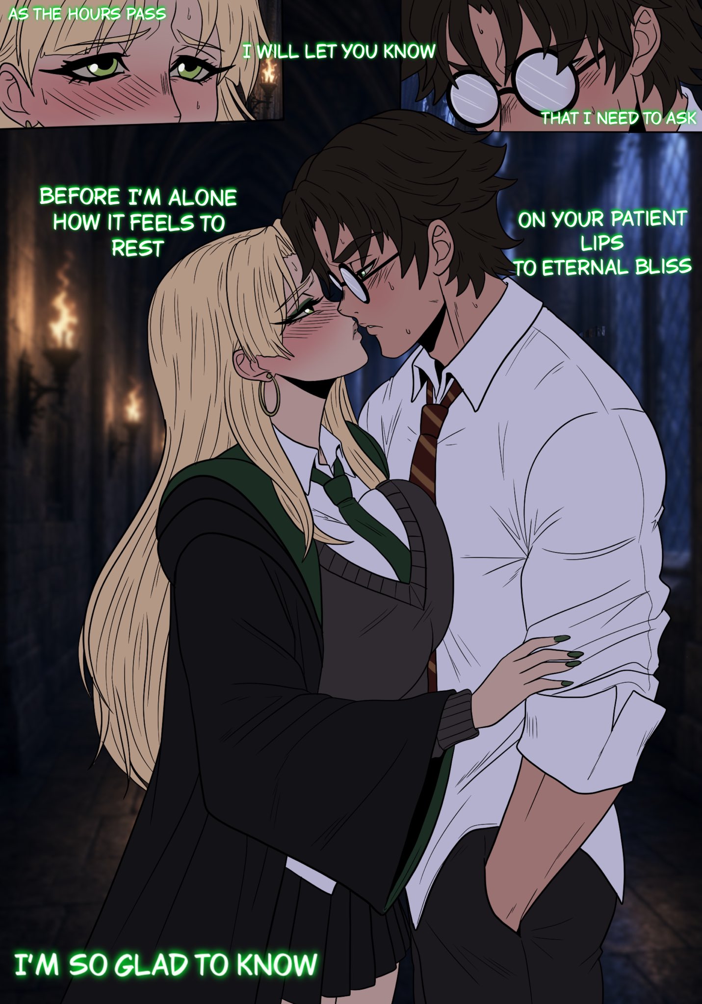 1boy, 1boy1girl, 1girls, big ass, big breasts, big thighs, blonde female, blonde hair, blonde-haired female, breasts, digital media (artwork), draco malfoy, draco malfoy (redteneri), female, genderswap, genderswap (mtf), harry james potter, harry potter, hips, hourglass figure, huge ass, huge breasts, large ass, large breasts, legs, light skin, light-skinned female, male, male/female, mature, mature female, ninja-8004, rule 63, slim waist, straight, thick, thick hips, thick legs, thick thighs, thighs, voluptuous, waist, wide hips, witch, witch (harry potter), wizarding world