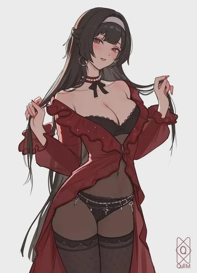 1girl, astra yao, lingerie, long hair, solo, solo female, solo focus, zenless zone zero