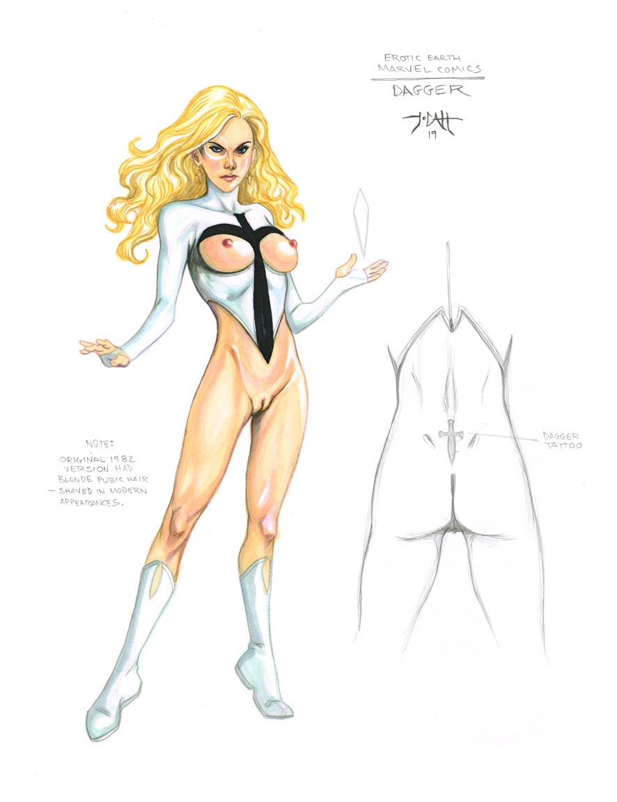 2019 areolae ass assless_pants athletic bare_ass bare_breasts blonde_hair blue_eyes boots bottomless bottomless_female breast_cutout breastless_clothes breastless_clothing breasts breasts_out casual_exposure cloak_and_dagger crotchless crotchless_clothes crotchless_clothing dagger_(marvel) erotic_costume erotic_earth exposed_ass exposed_breasts exposed_nipples exposed_pussy exposed_torso eyelashes eyeliner female female_focus female_only fit fit_female full_body functionally_nude functionally_nude_female long_hair marvel marvel_comics mascara medium_breasts naked navel nipples nude nude_female open_clothes pussy shameless shaved_pussy slit superheroine tandy_bowen tattoo tcatt topless topless_female vagina vulva