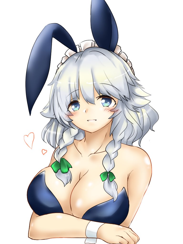 big_breasts bunnysuit female poke200 sakuya_izayoi tagme touhou