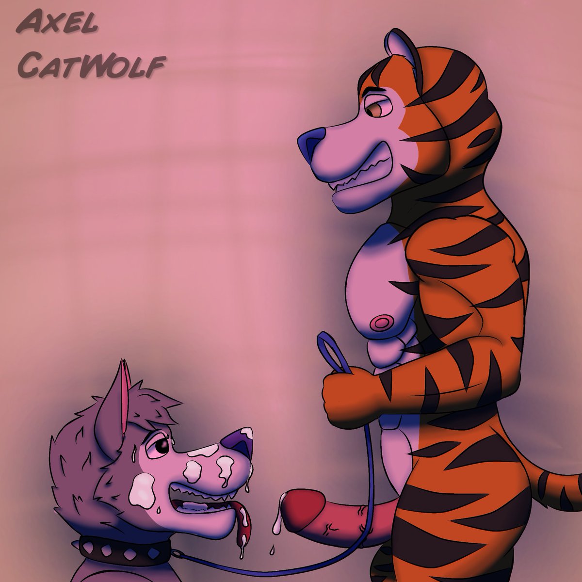 abs anthros axel_catwolf biceps breasts chip_the_wolf cookie_crisp cum_on_face cummed cummed_on cumming dog_walking furries gay gay_furs grey_fur horny horny_gays indoors kellogg's lead naked nestle orange_fur pecs penis rule34 tongue tony_the_tiger triceps