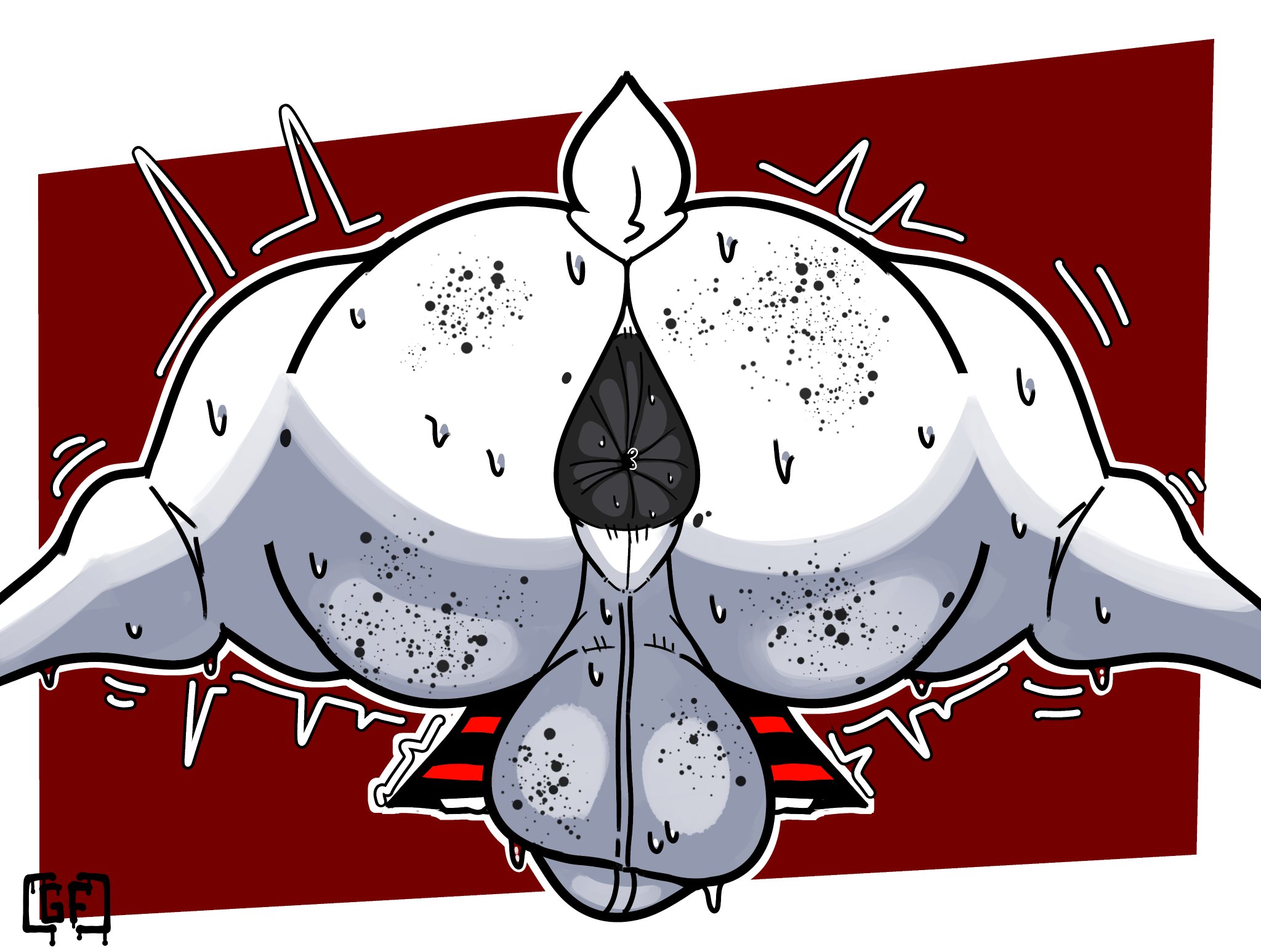 1boy, anal juice, anthro, anus, ass, ass bigger than head, ass focus, backsack, balls, ballsack, big ass, big balls, big butt, bottomless, bubble ass, bubble butt, clothing, curvaceous, curvy, curvy figure, femboy, freckles, freckles on ass, furry, ghostfuckrr, girly, huge ass, huge balls, jesse (ghostfuckrr), lagomorph, male, male only, mostly nude, puffy anus, rabbit, rabbit tail, rear view, scrotum, scrotum flap, solo, solo male, sweat, sweaty ass, sweaty balls, sweaty body, sweaty thighs, tagme, tail, thick thighs, unseen male face, voluptuous, voluptuous male, white body, wide hips
