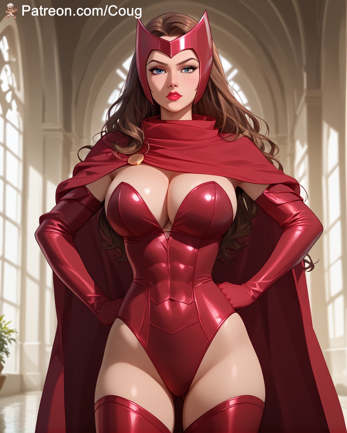 1girls ai_assisted ai_generated avengers coug cougwe marvel marvel_comics mutant_(marvel) scarlet_witch stable_diffusion wanda_maximoff x-men