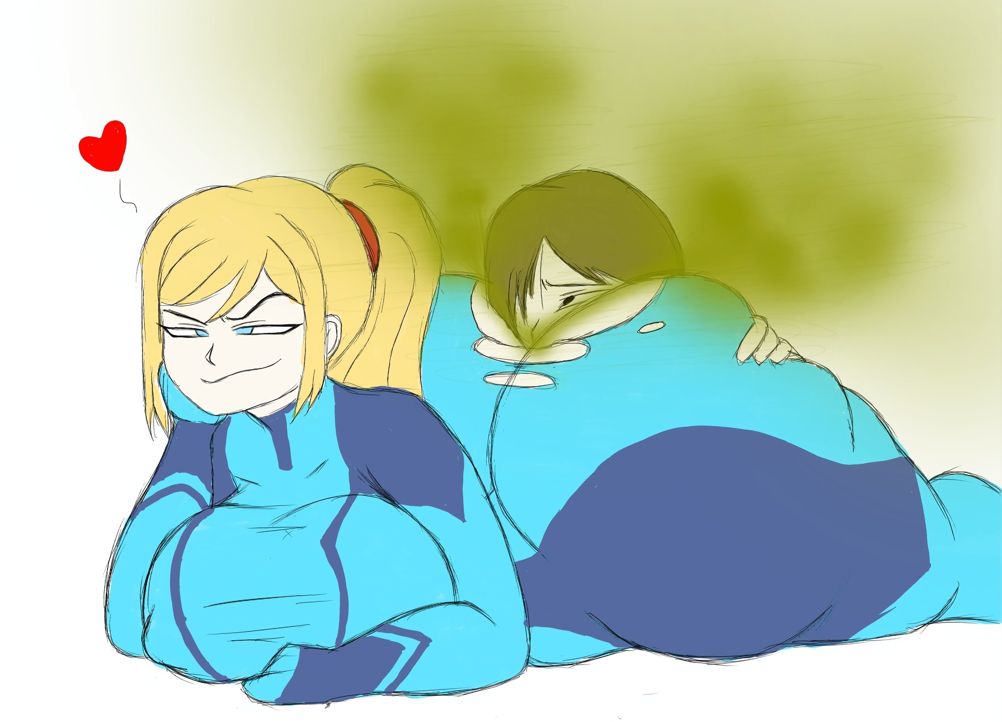 big ass, big breasts, big butt, breasts, clothed, dominant, dominant female, domination, enjoying farting, enjoying farts, face fart, face farting, facefart, facefarting, fart, fart cloud, fart fetish, fart in face, farting, farting in face, farting on another, farting on face, fat ass, fat butt, female, femdom, huge ass, huge breasts, huge butt, metroid, nightmaresfd, ripped clothing, samus aran, simple background, smirk, smirking, submissive, voluptuous, voluptuous female