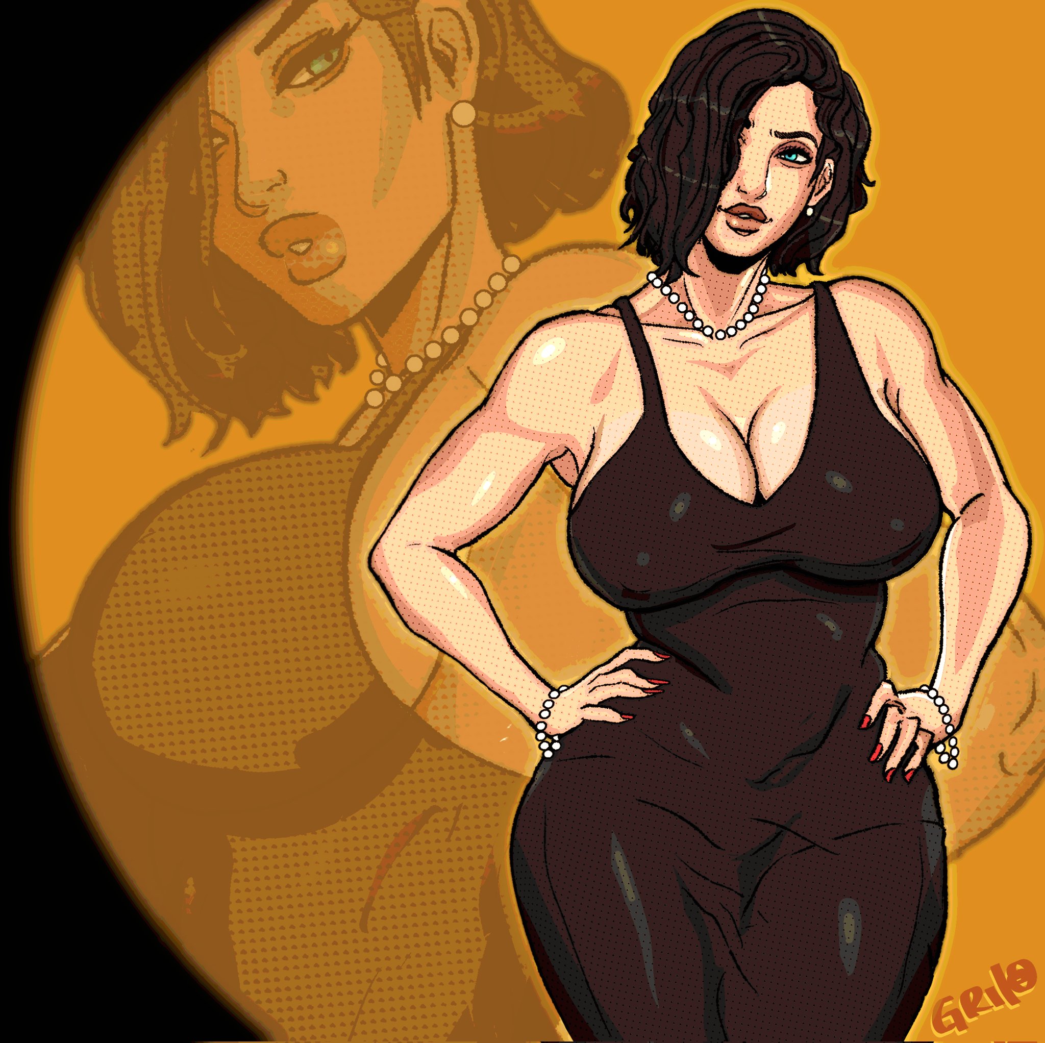 female, plump lips, solidusgrilo, solo, solo female, solo focus