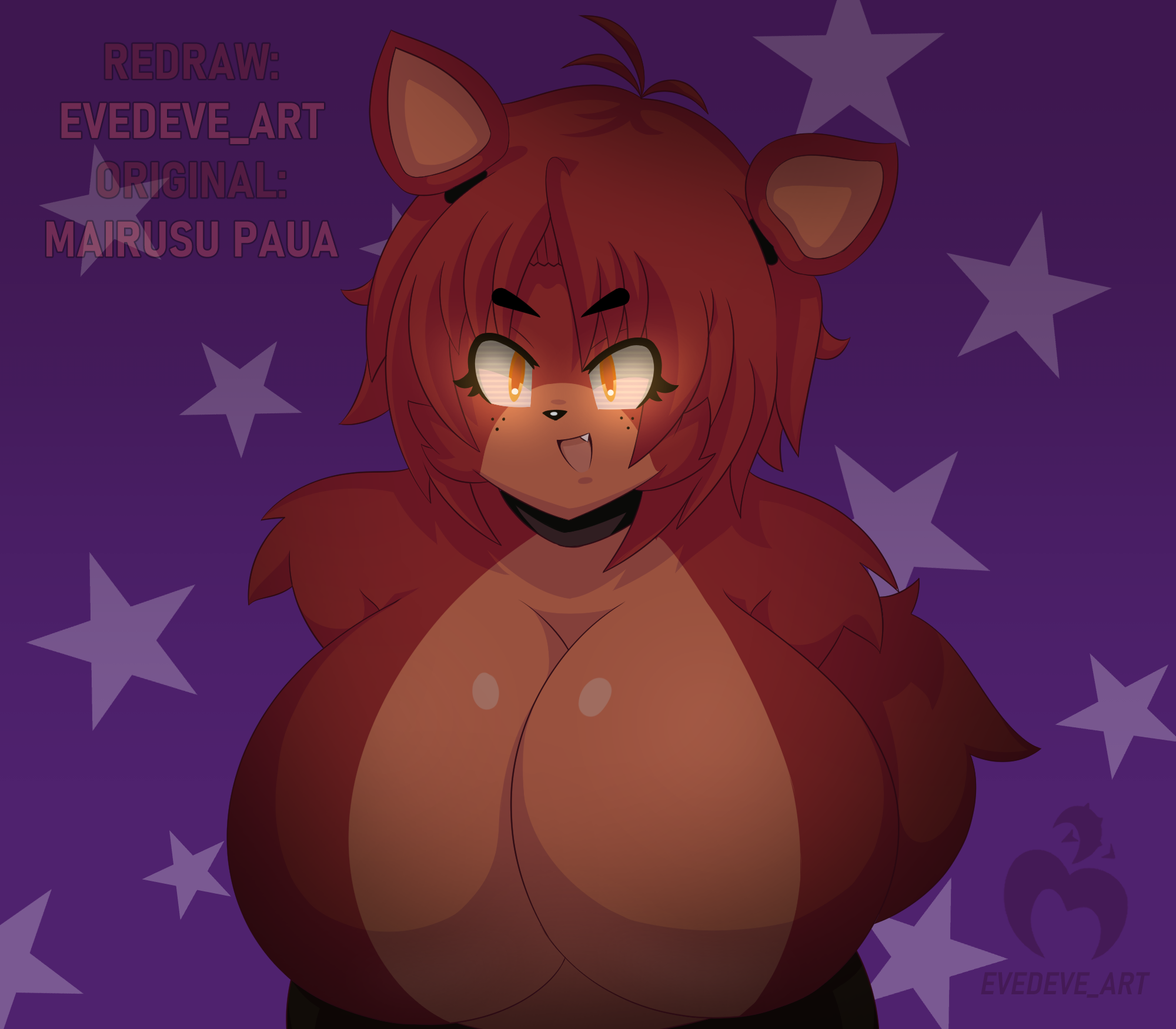 1girls, anthro, big boobs, big tits, boobs bigger than head, boobs focus, boobs out, breast focus, breasts, breasts bigger than head, breasts focus, breasts out, evedeve, female, five nights at freddy's, five nights in anime, fnaf, fnia, fox, fox ears, fox girl, foxy, foxy (fnaf), foxy (fnia), furry, furry female, furry only, huge boobs, huge breasts, huge tits, hyper, hyper boobs, hyper breasts, hyper tits, joints, looking at viewer, mairusu-paua, nippleless, oerba yun fang, red body, red fur, red hair, red skin, red skinned female, robot, robot girl, robot humanoid, robot joints, rule 63, solo, solo female, solo focus, tits, tits bigger than head, tits focus, tits out, twitter, yellow eyes