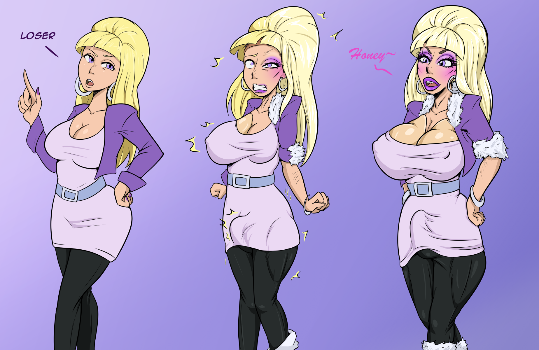1boy, 1girls, 2019, aged up, ass, balls, balls bulge, balls in panties, belt buckle, big penis, bimbo, bimbo lips, bimbofication, blonde hair, boots, breast forms, breasts, bulge, cleavage, commission, curvy, dialogue, diggerman, disney, disney channel, disney xd, drag queen, earrings, erect nipples, erection, erection under clothes, erection under skirt, eyeshadow, fake breasts, female, female to male, feminine male, ftm transformation, genderswap, genderswap (ftm), gravity falls, hi res, high resolution, highres, hip pads, hoop earrings, huge breasts, human, human only, implants, large ass, large balls, large penis, latex, lipstick, looking at viewer, makeup, male, nail polish, nipple bulge, nipples, pacifica northwest, panties, panty bulge, penis, penis bulge, penis in panties, penis under clothes, penis under dress, png, purple eyes, purple lipstick, purple nail polish, purple nails, rule 63, simple background, skirt, skirt lift, straight hair, tenting, text, transformation
