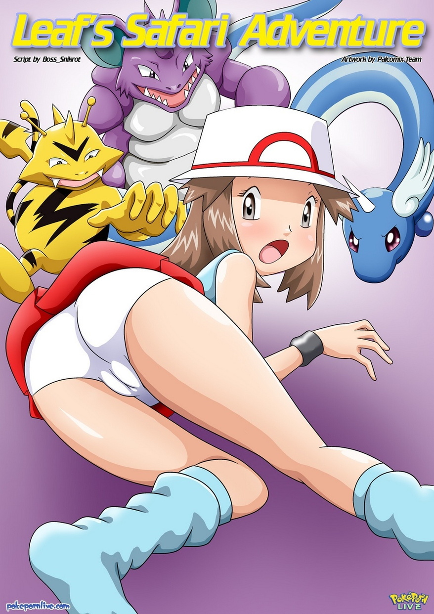 brown_eyes brown_hair clothed comic dragonair electabuzz leaf's_safari_adventure leaf_(pokemon) nidoking palcomix panties pokecomic pokemon pokemon_(species) pokepornlive porkyman shocked_expression