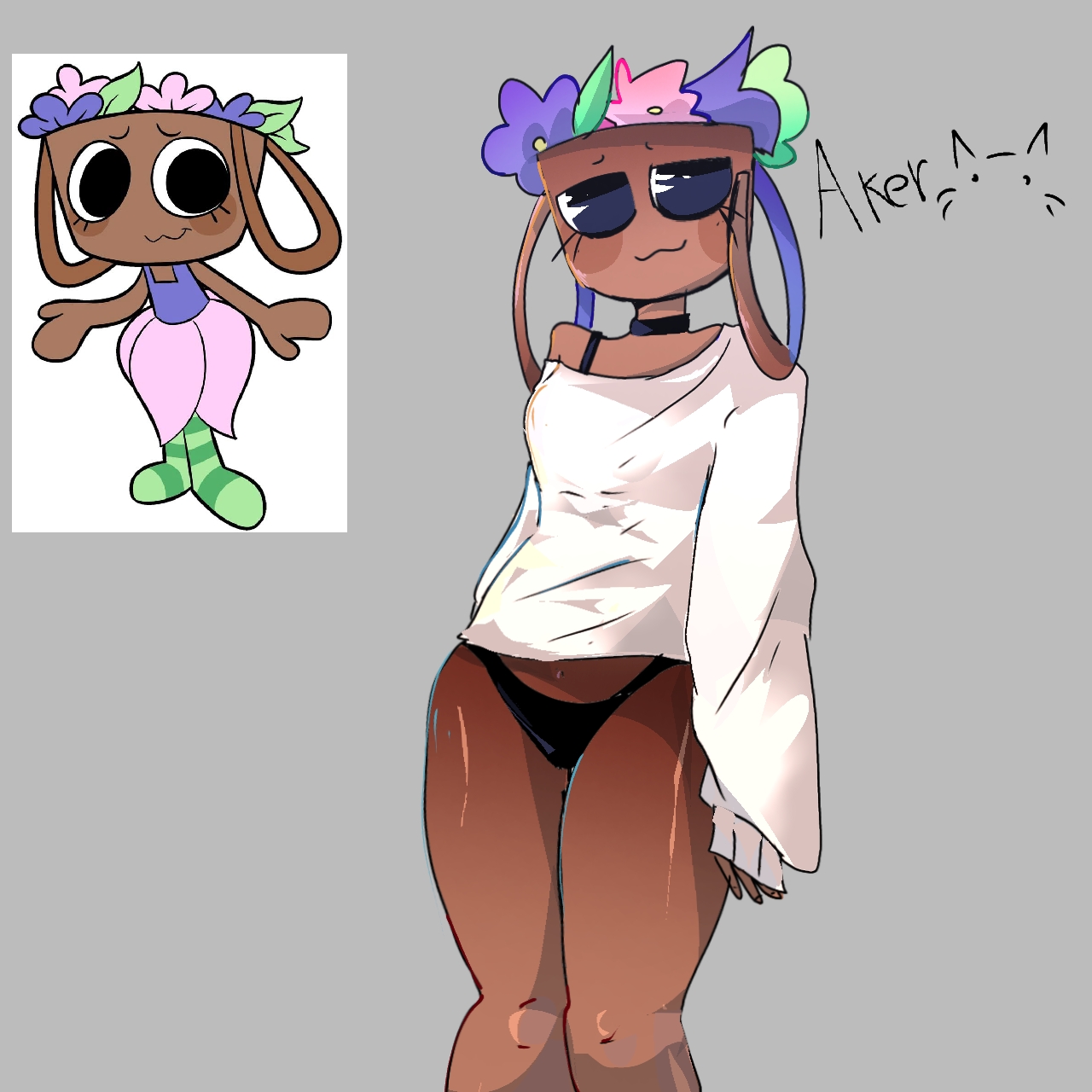 bassie (dandy's world), big thighs, dandy's world, dandys world, panties, tagme, thicc