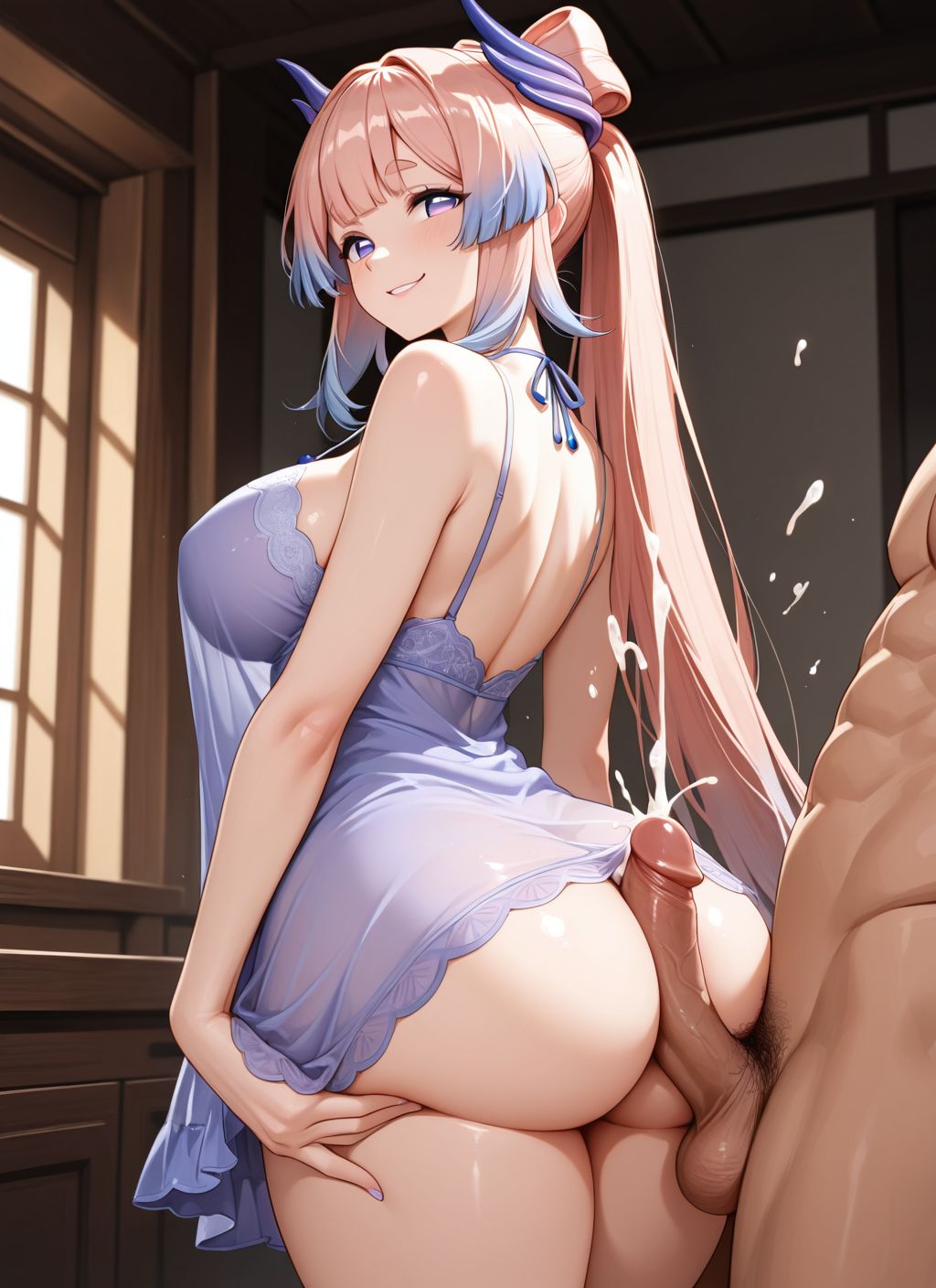 Sangonomiya Kokomi (Genshin Impact) Rule 34 Image