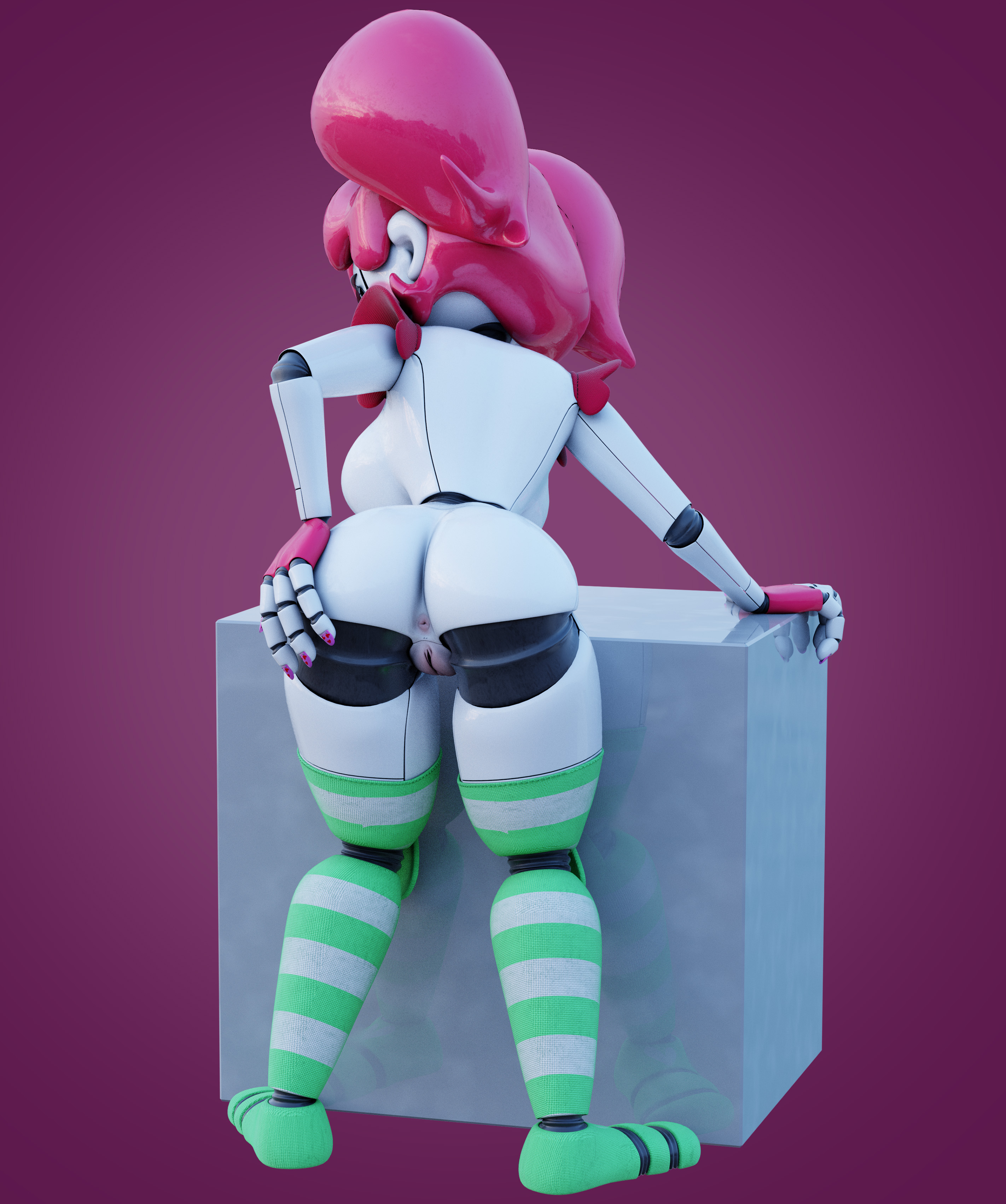 3d, baby (fnafsl), circus baby, circus baby (fnaf), female, five nights at freddy's, five nights at freddy's: sister location, robot, robot girl, so87baby, solo, summer baby (rynfox), summer of 87 baby