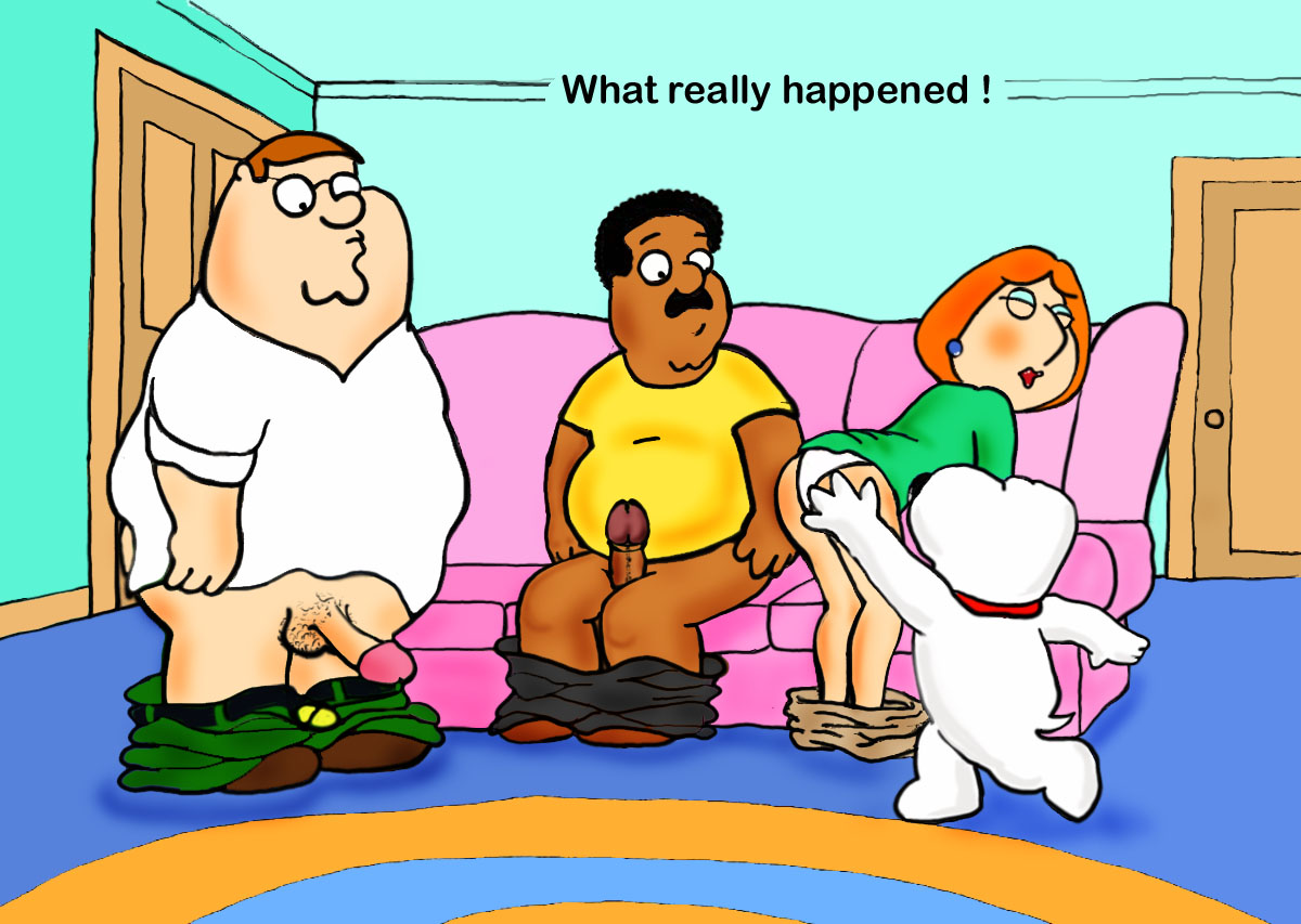 cleveland_brown family_guy female human lois_griffin male peter_griffin slipway straight