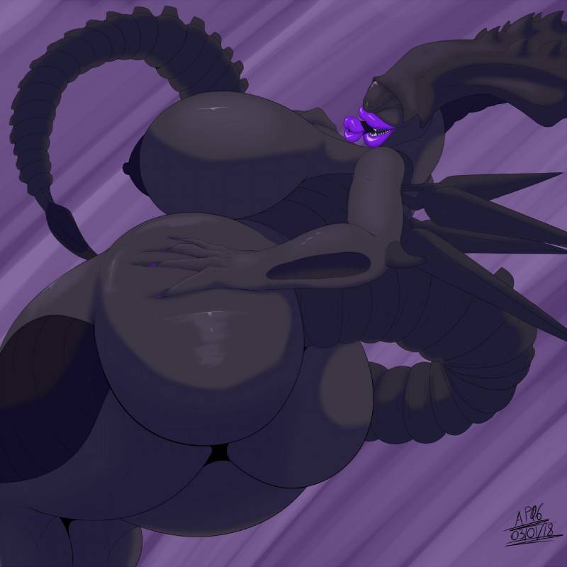 1girls, 2d, alien (franchise), alien girl, angrypotato96, ass, big ass, big breasts, bimbo, bimbo xenomorph, breasts, female, female only, female xenomorph, inner mouth, lipstick, nipples, solo, solo female, tail, wide hips, xenomorph, xenomorph queen