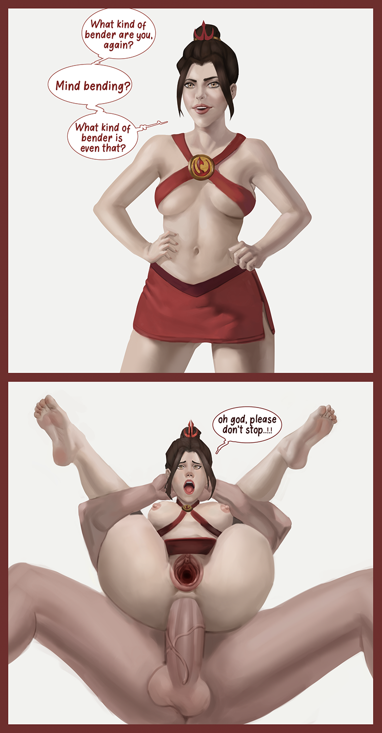 1boy 1girls ahe_gao anal anal_sex avatar_the_last_airbender azula balls barefoot big_penis black_hair clitoris clothing comic crown cumming exposed_breasts faceless_male feet female_focus female_orgasm full_nelson full_nelson_(legs_held) full_nelson_anal gaping gaping_pussy instant_loss_2koma legs_up lubbio medium_breasts mind_control nickelodeon open_mouth penis pounding pussy rough_sex shocked skirt speech_bubble straight swimsuit text tied_hair veiny_penis